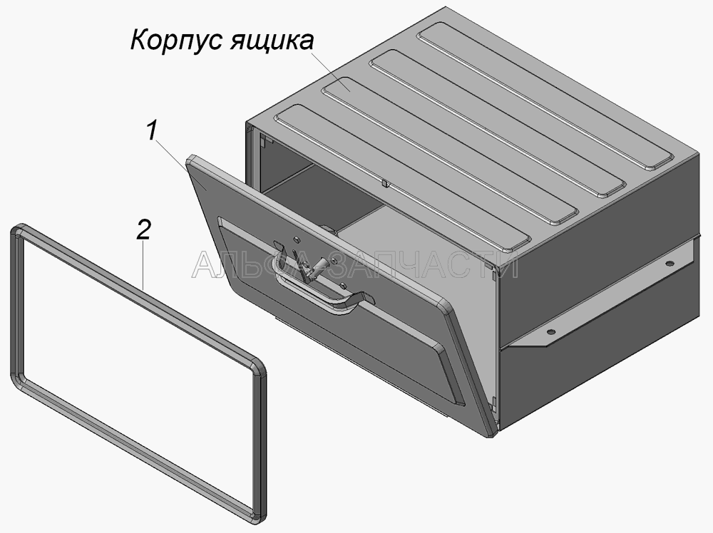 Ящик для ЗИП в сборе  